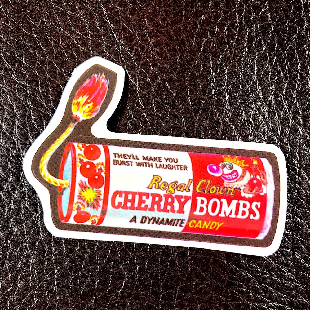 Cherry Bombs Parody Accent Decor Sticker